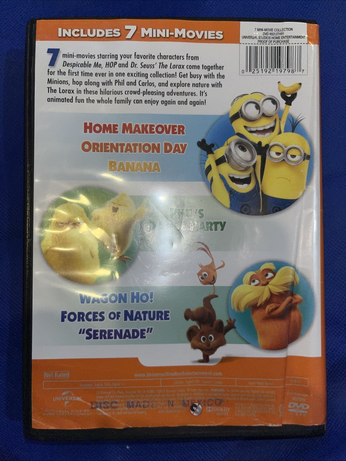 Illumination 7 Mini-Movie Collection (DVD) Artwork Worn. Tested