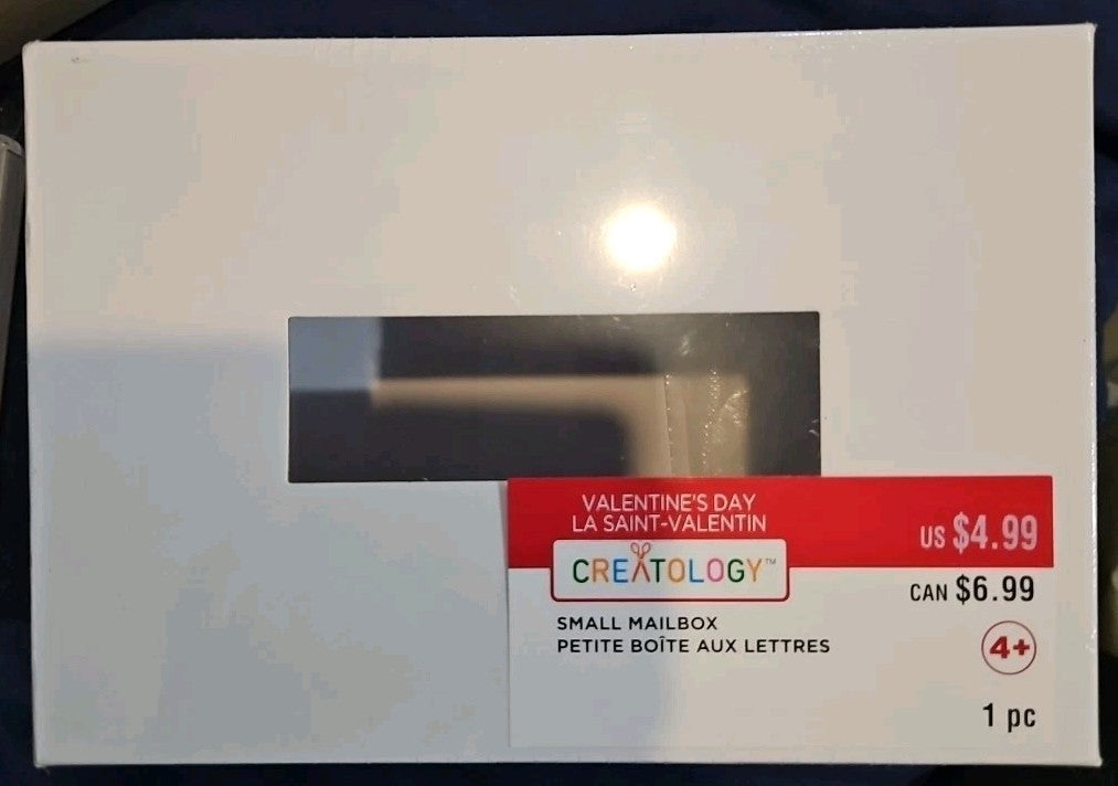 Creatology Small Mailbox 8 Inch x 5.5 Inch x 4 Inch White New