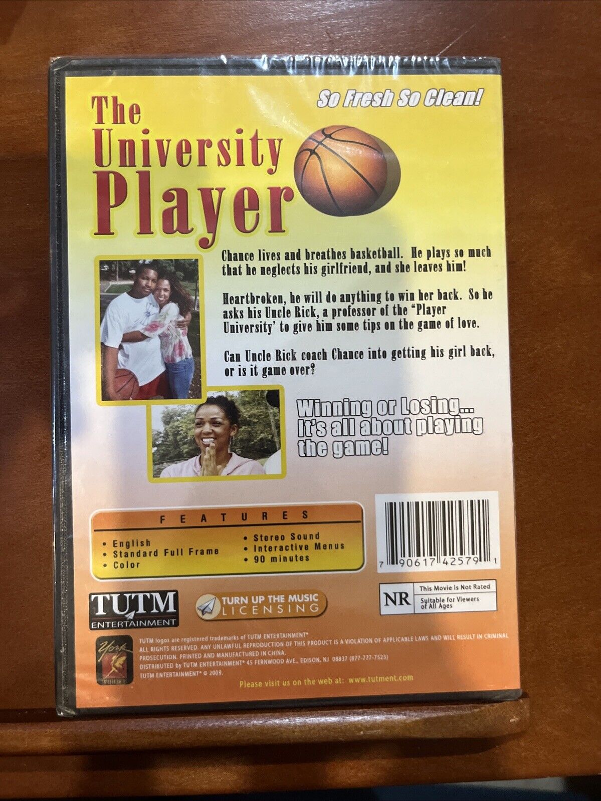 THE UNIVERSITY PLAYER (DVD) Red Grant Travon Brumfield Meredith McClain