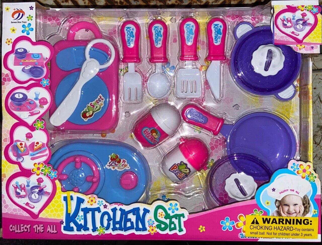12 Piece Kitchenware Play Set - BRAND NEW