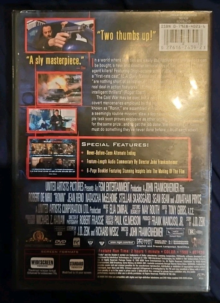 Ronin (DVD, 1998)