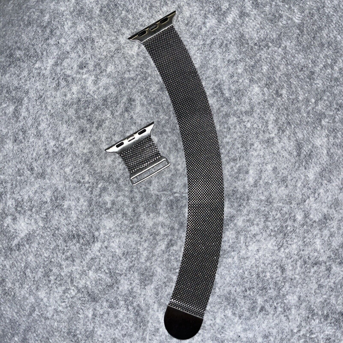 2-Piece Stainless Chain Metal w/ Magnetic Clasp Apple Watch Band 38/40/41