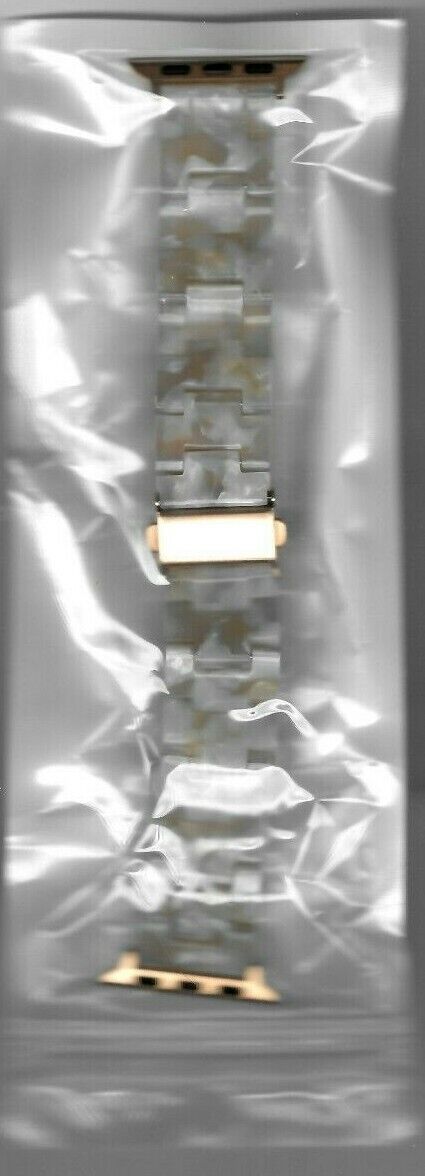 Faux Shell Watch Band w/ Band Repair / Install Kit - Brand New