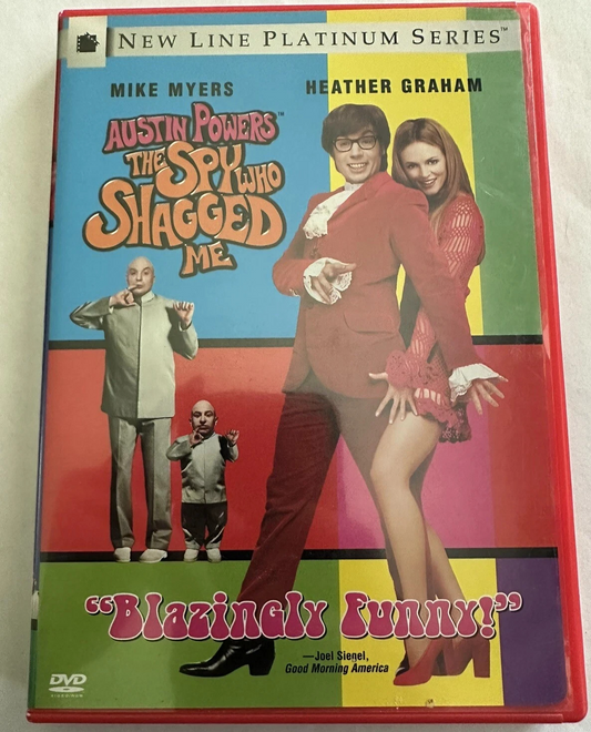 Austin Powers: The Spy Who Shagged Me (DVD, 1999) Mike Myers & Heather Graham