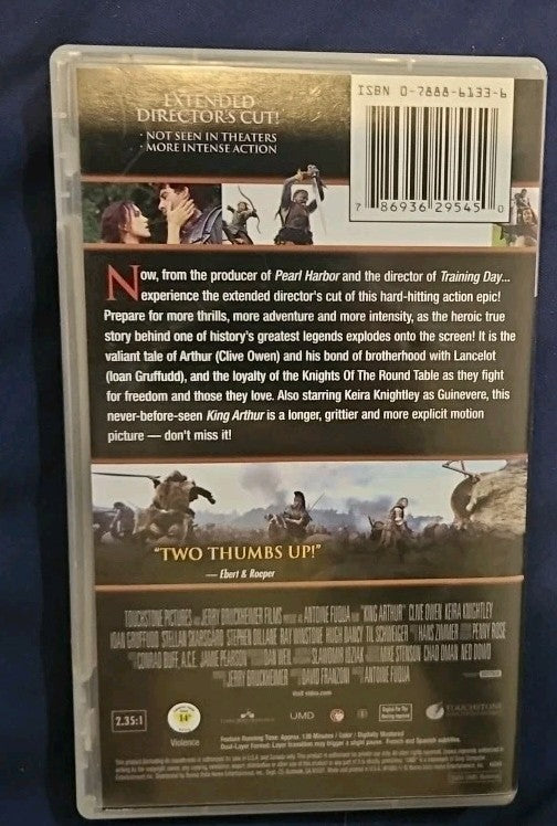 King Arthur: Director's Cut (UMD-Movie, 2005) Tested