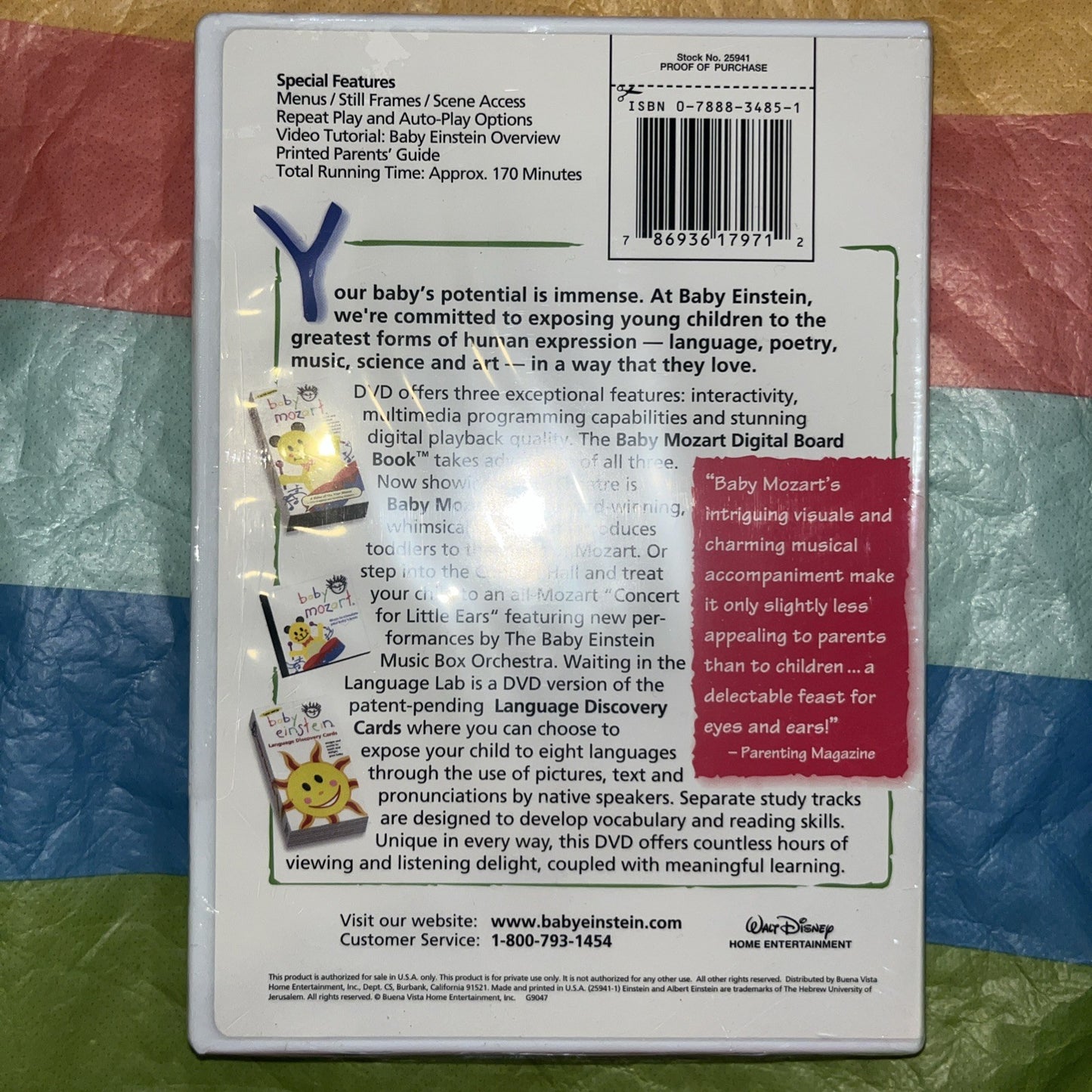 Baby Mozart (DVD) Sealed