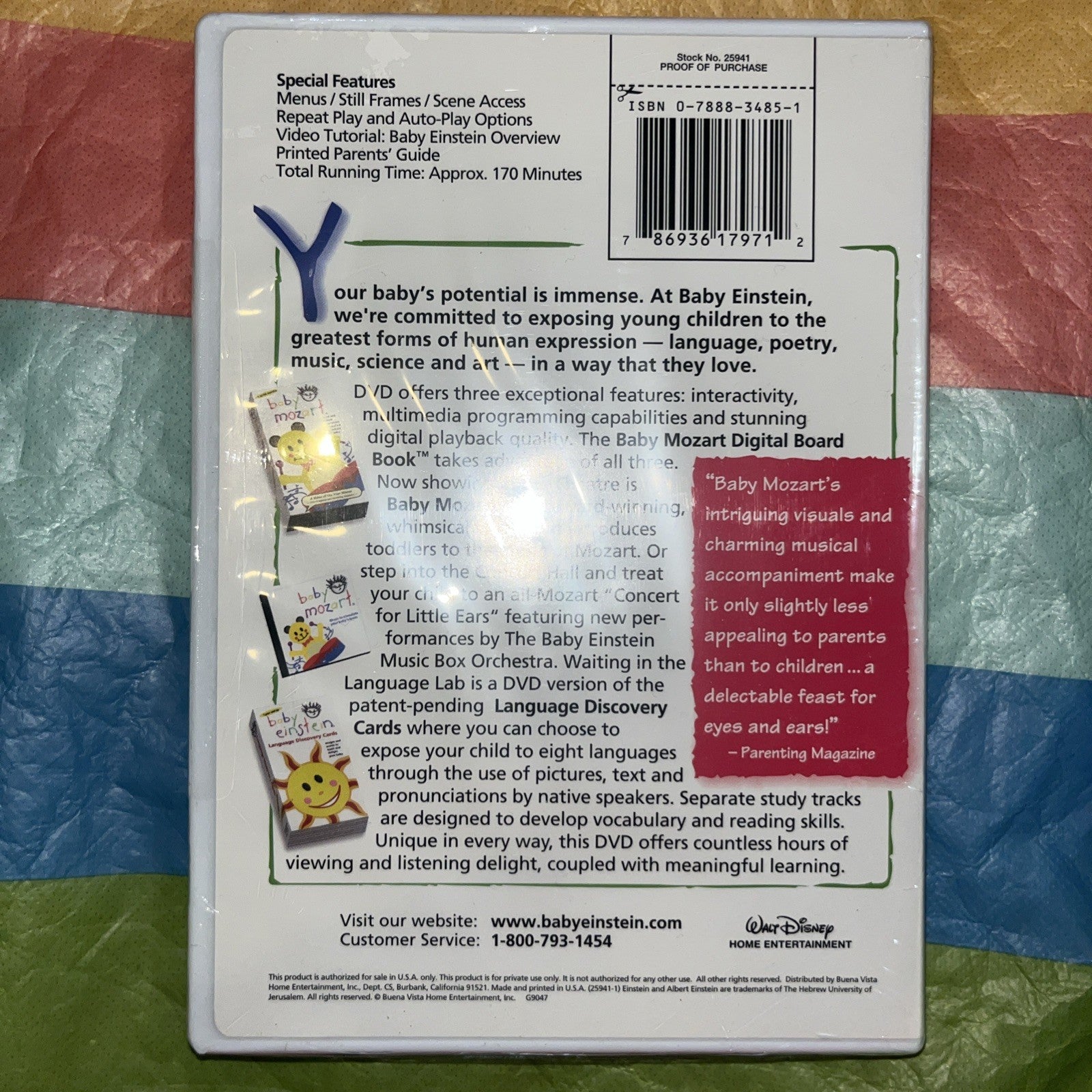 Baby Mozart (DVD) Sealed