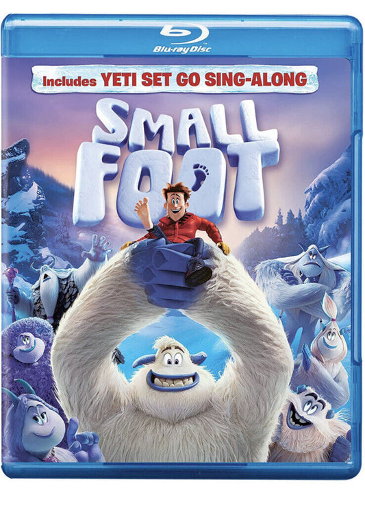 Smallfoot: Includes Yeti Set Go Sing-Along (Blu-ray, DVD, Digital HD) Brand New