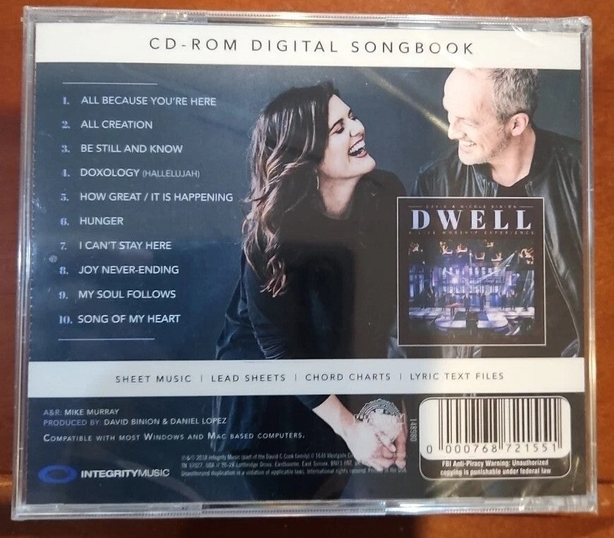 David & Nicole Binion • Dwell • A Live Worship Experience CD-ROM  2014