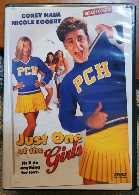 Just One of the Girls (DVD) Damaged Artwork. Tested. No Scratches. New Case.
