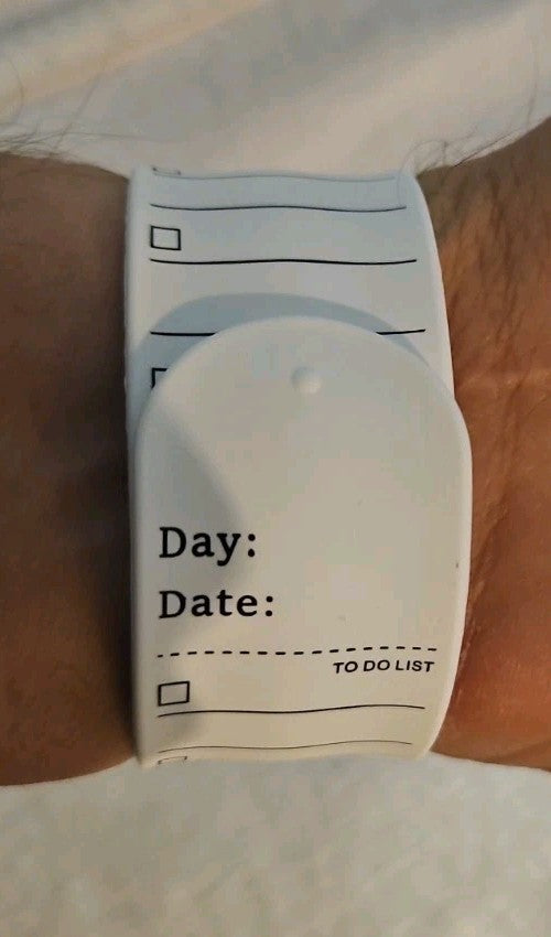 Slap Band Slap Bracelet 8"Ruler and To Do List
