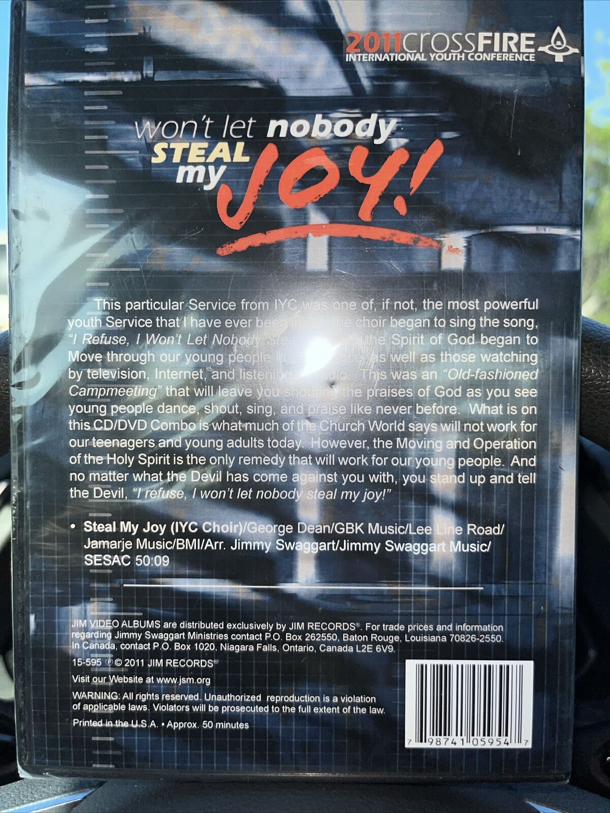 2011 CrossFire International Youth Conference won't let nobody steal my JOY!