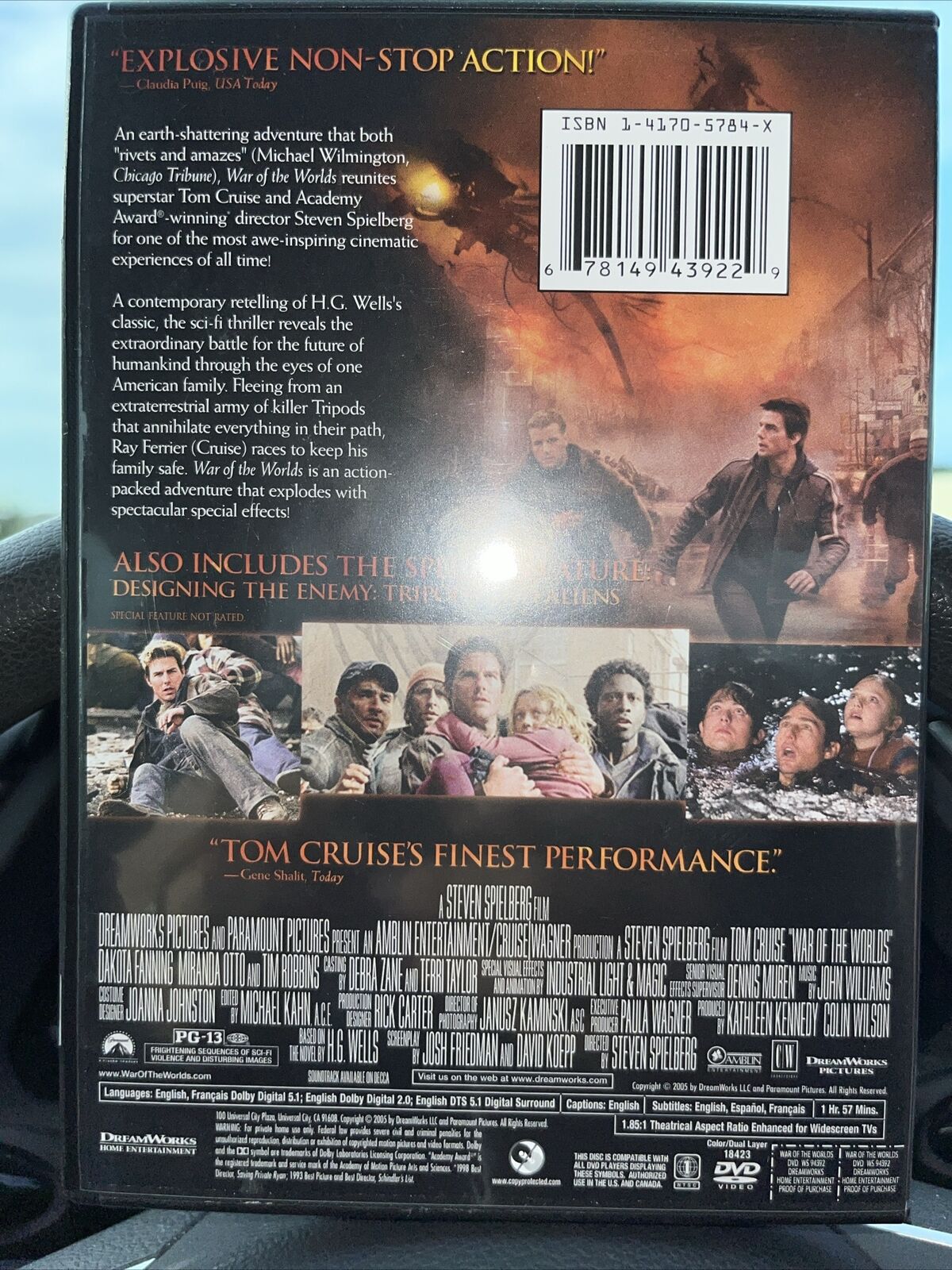 War of the Worlds (DVD, 2005) + Bonus Disc