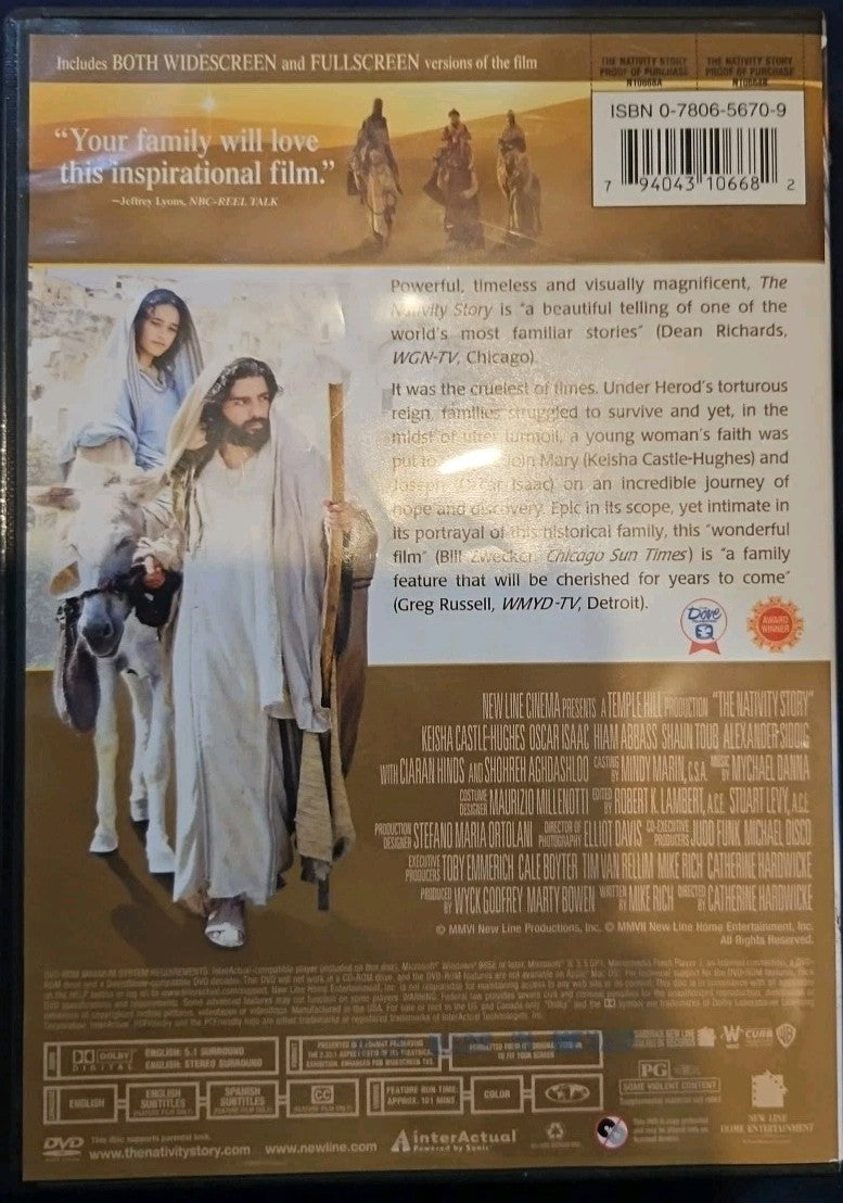 The Nativity Story (DVD, 2006) New Sealed
