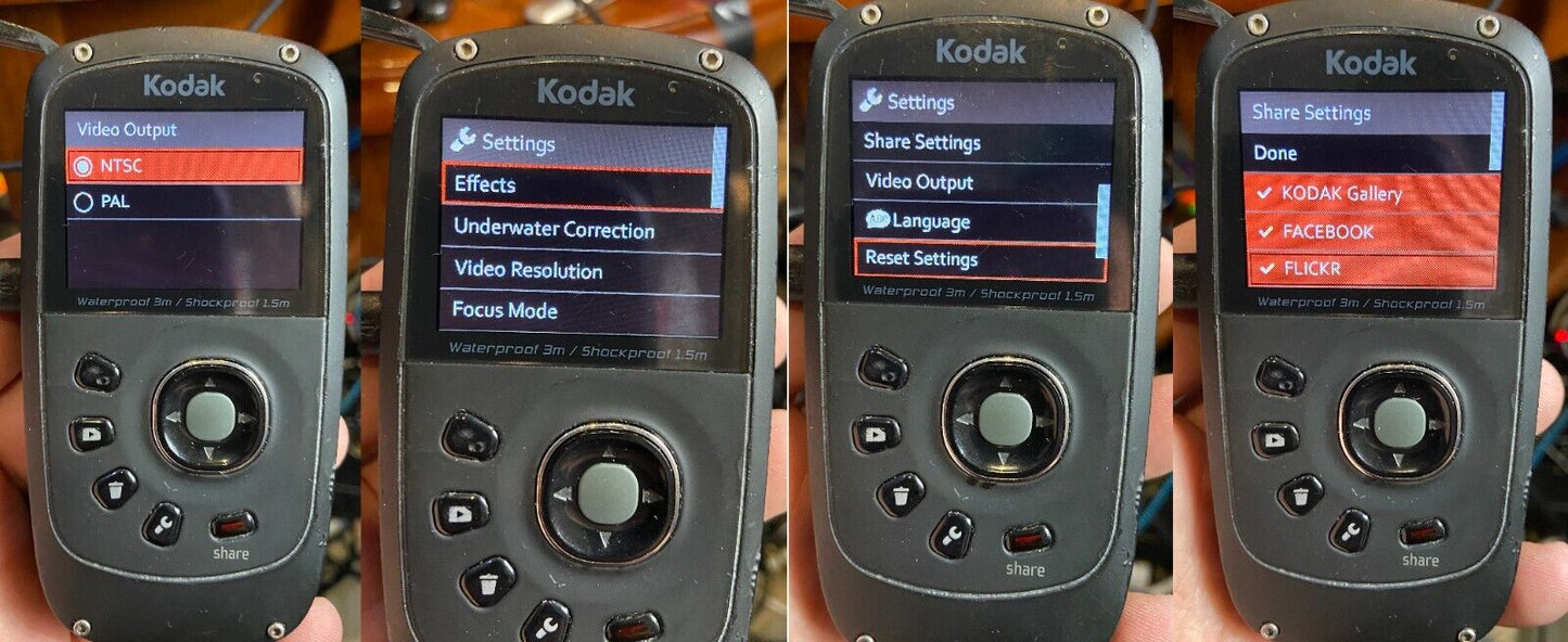 Kodak PlaySport ZX5 BLACK Waterproof Video Camera + Tripod + Case + 32GB Bundle