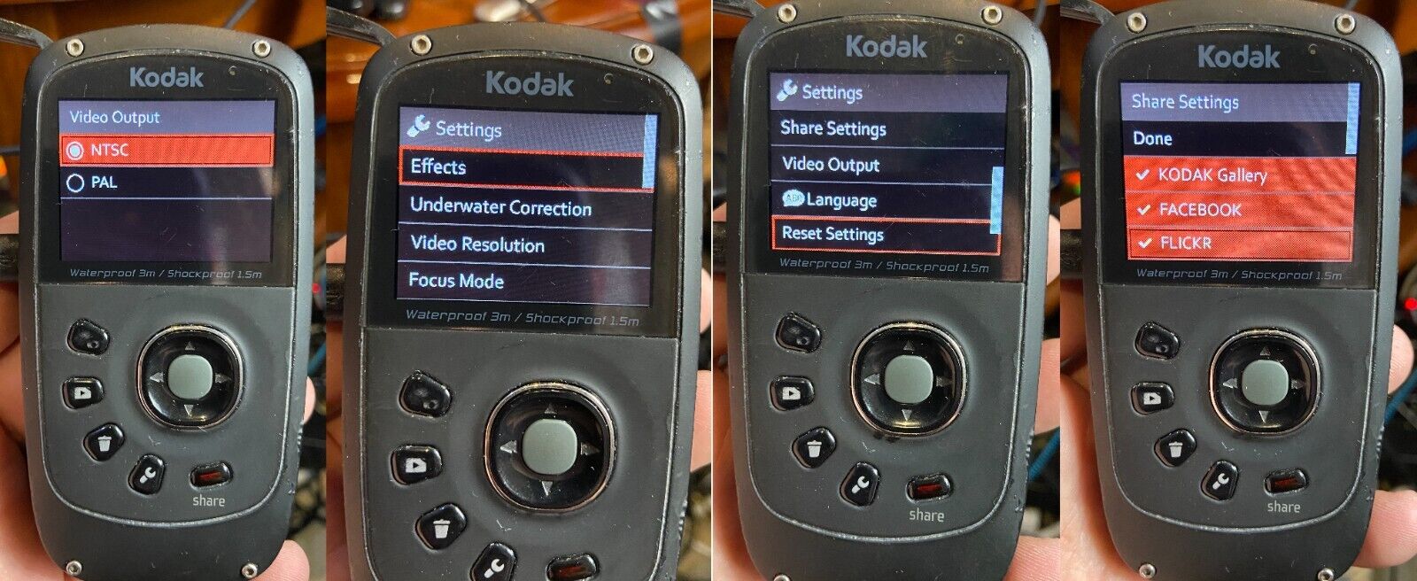 Kodak PlaySport ZX5 BLACK Waterproof Video Camera + Tripod + Case + 32GB Bundle