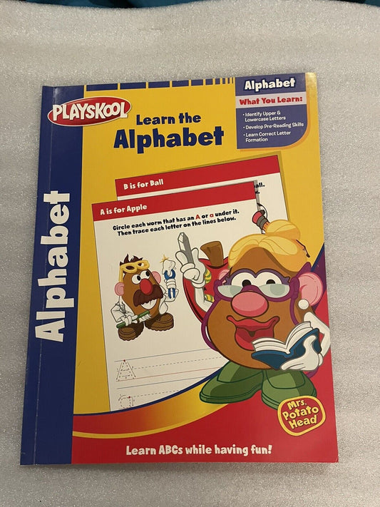 Playskool Mr Potato Head ALPHABET Workbook Activity Book PREK New