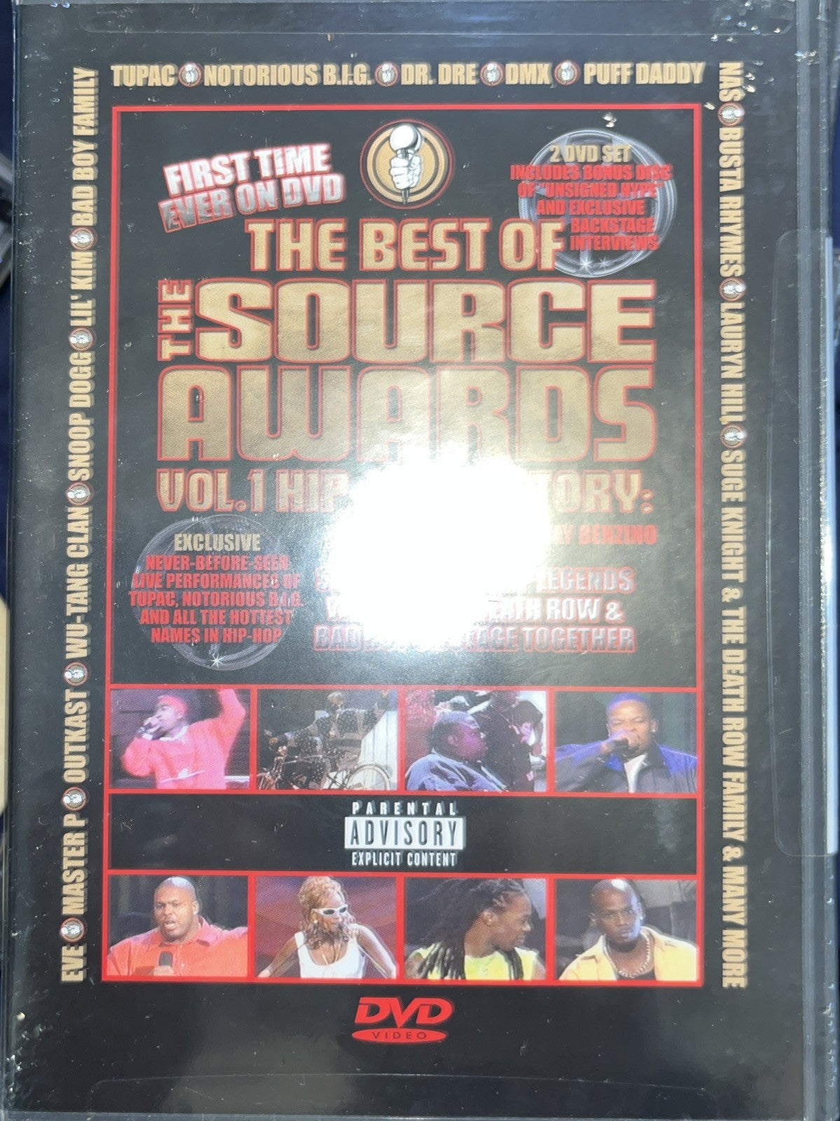 Best of The Source Awards Vol. 1 - Hip-Hop History (DVD, 2003)