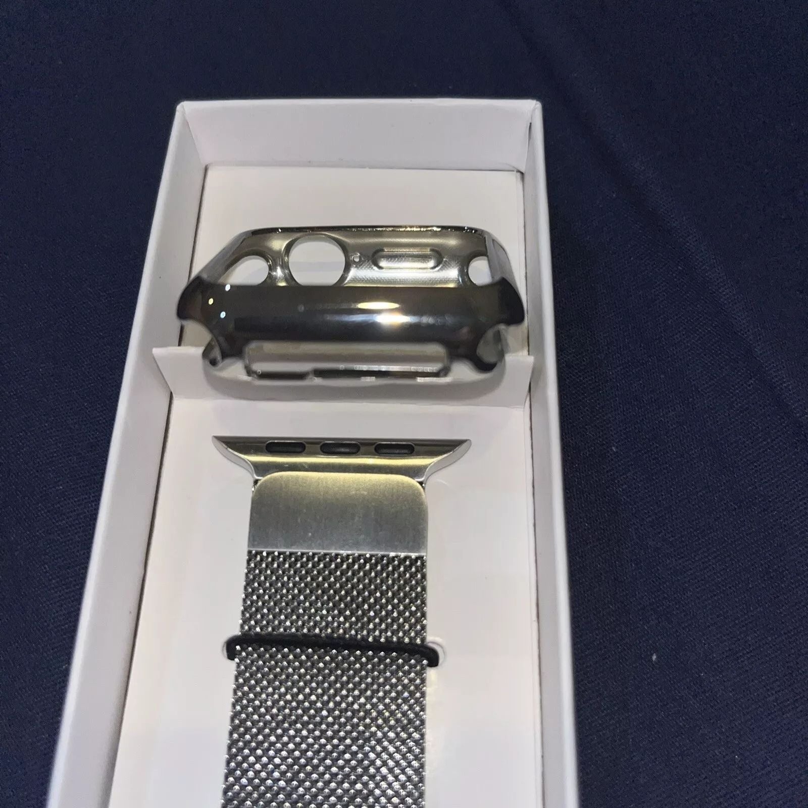 Band and Silicon Cover fits Apple Watch 38/40/41mm Series 1,2,3,4,5,6