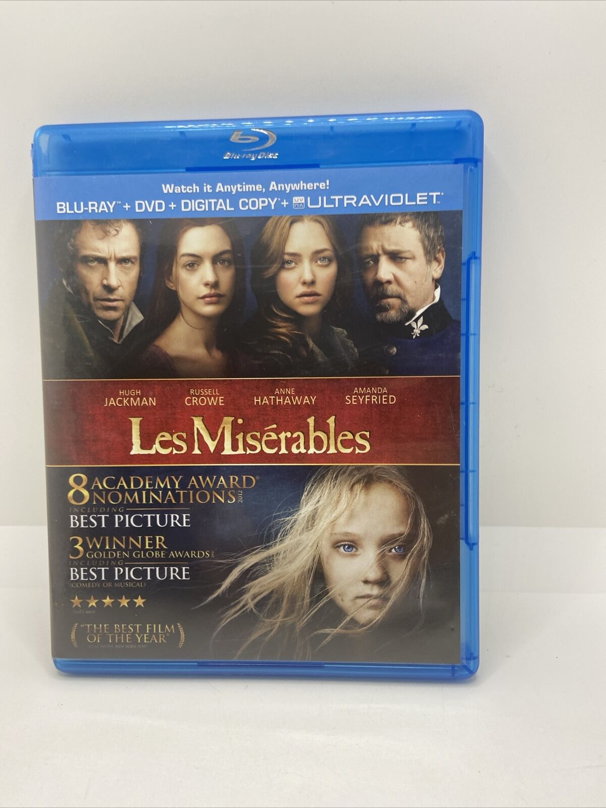 Les Misérables (Blu-ray/DVD, 2013, 2-Disc Set, Includes Digital Copy...