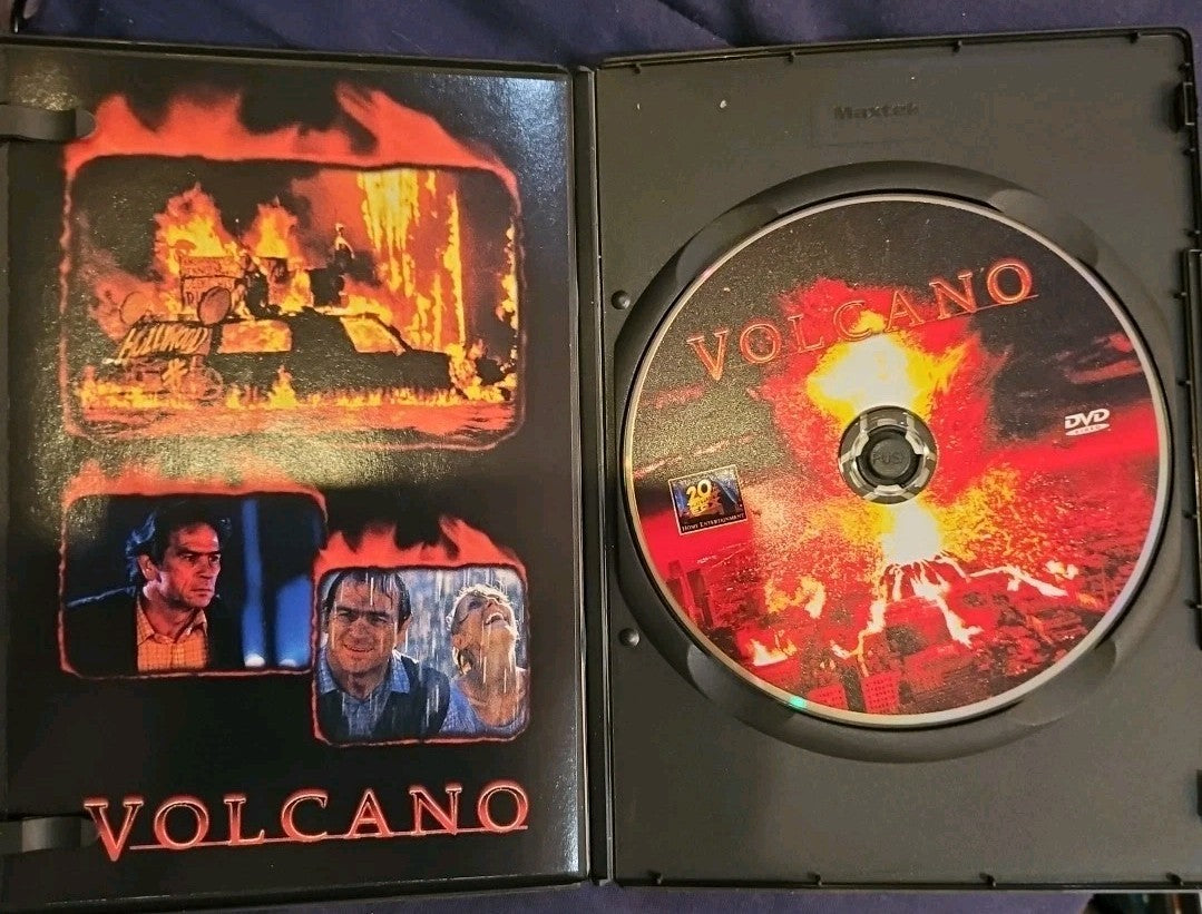 Volcano (DVD, 1997) Slimcase. Cropped Sleeve.