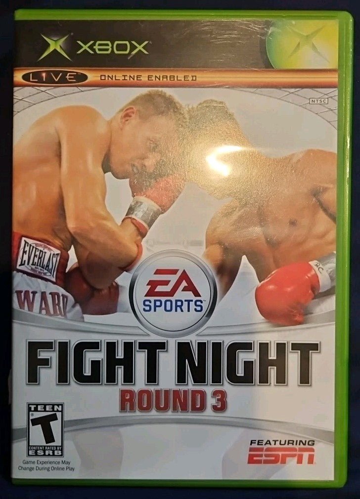 Fight Night Round 3 (XBOX) Tested. No Scratches. New Case