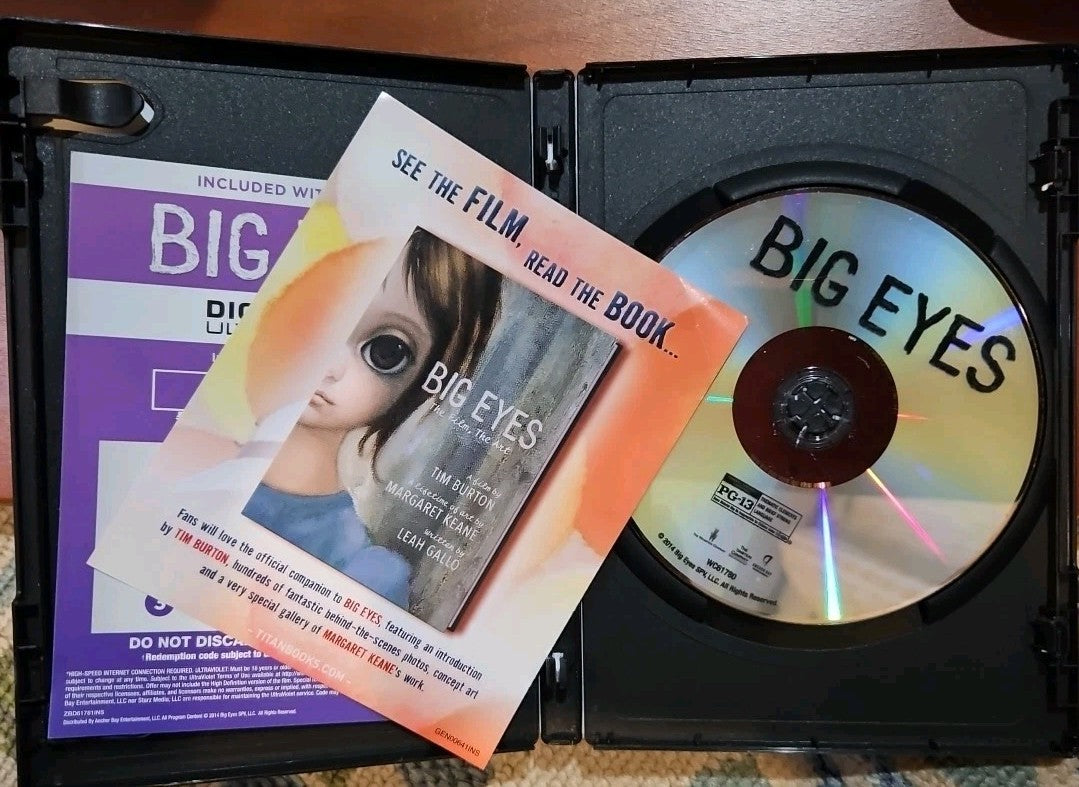 Big Eyes (DVD, 2014) New Sealed