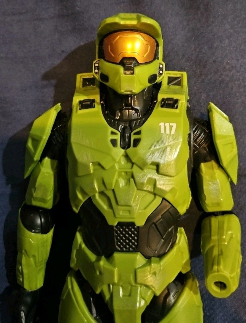 Halo Figure 12" See Pictures. Missing Left Hand