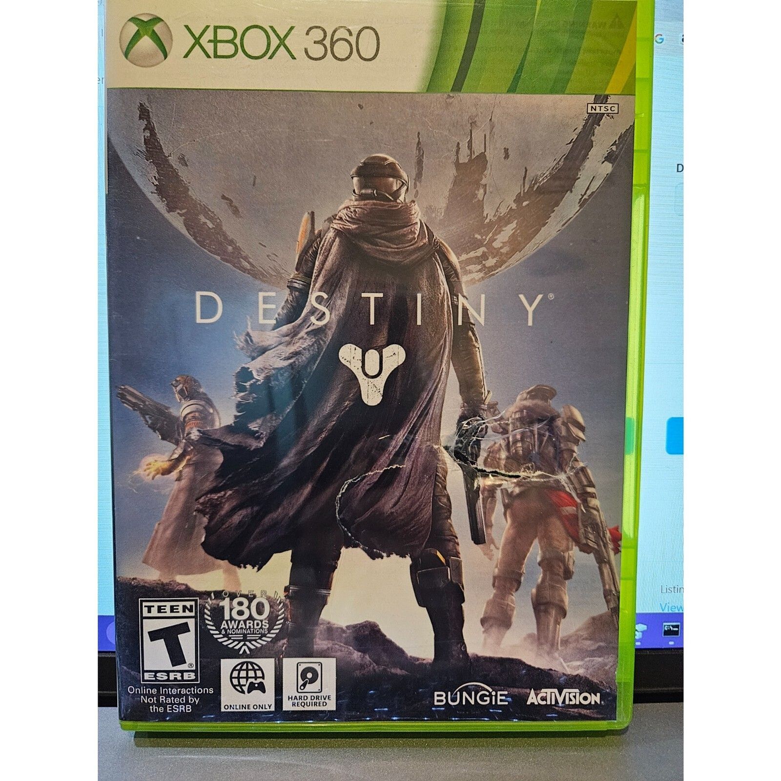 Destiny - XBOX 360.  Artwork damaged. New Case. Tested.
