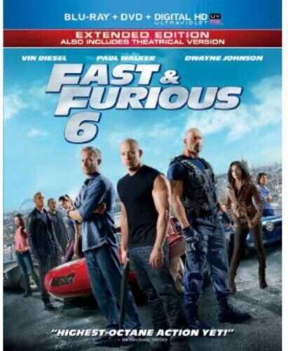 Fast & Furious 6 (Blu-ray, 2013) New. No Digital Download