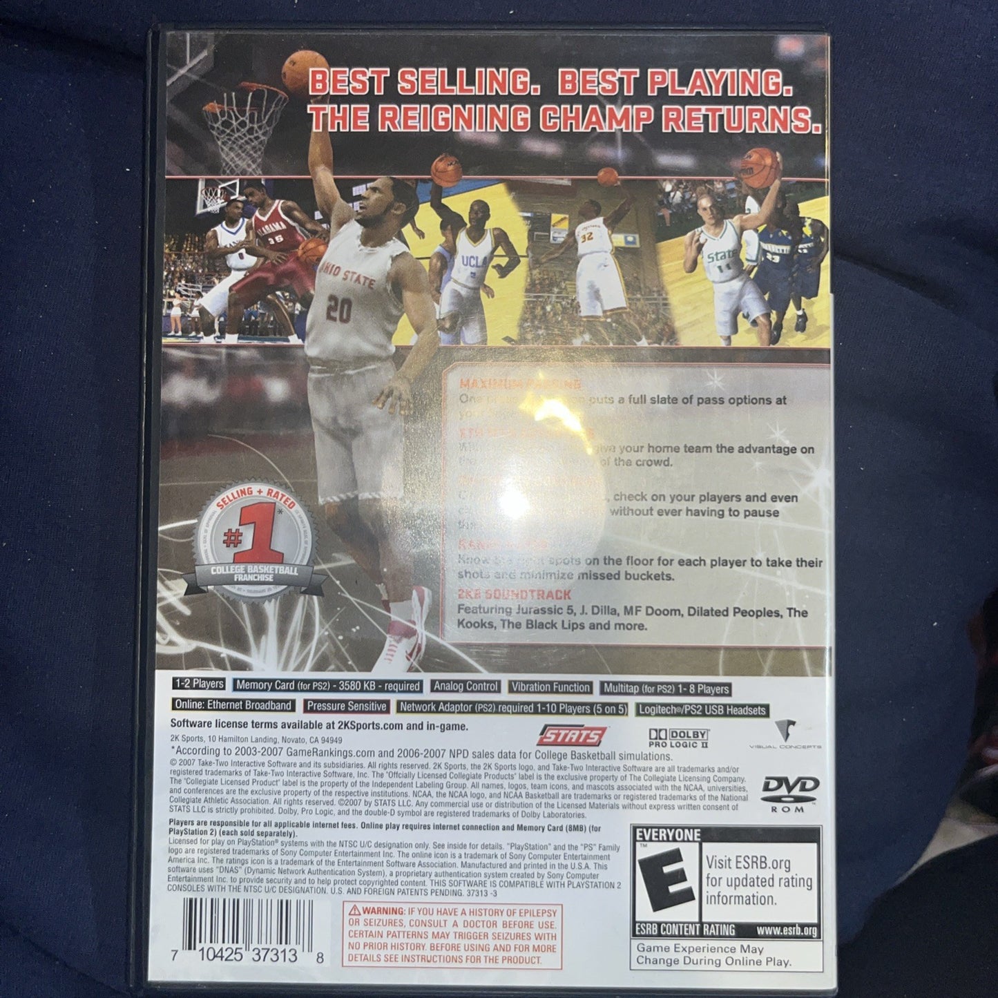 College Hoops 2K8 (Sony PlayStation 2, 2007)