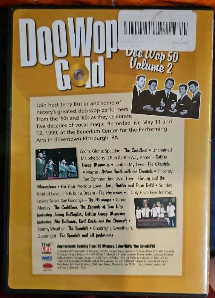 Doo Wop Gold - Doo Wop 50 Vol. 1 & 2 (DVD, New Sealed)