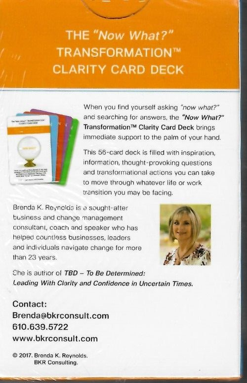 Now what transformation clarity card deck