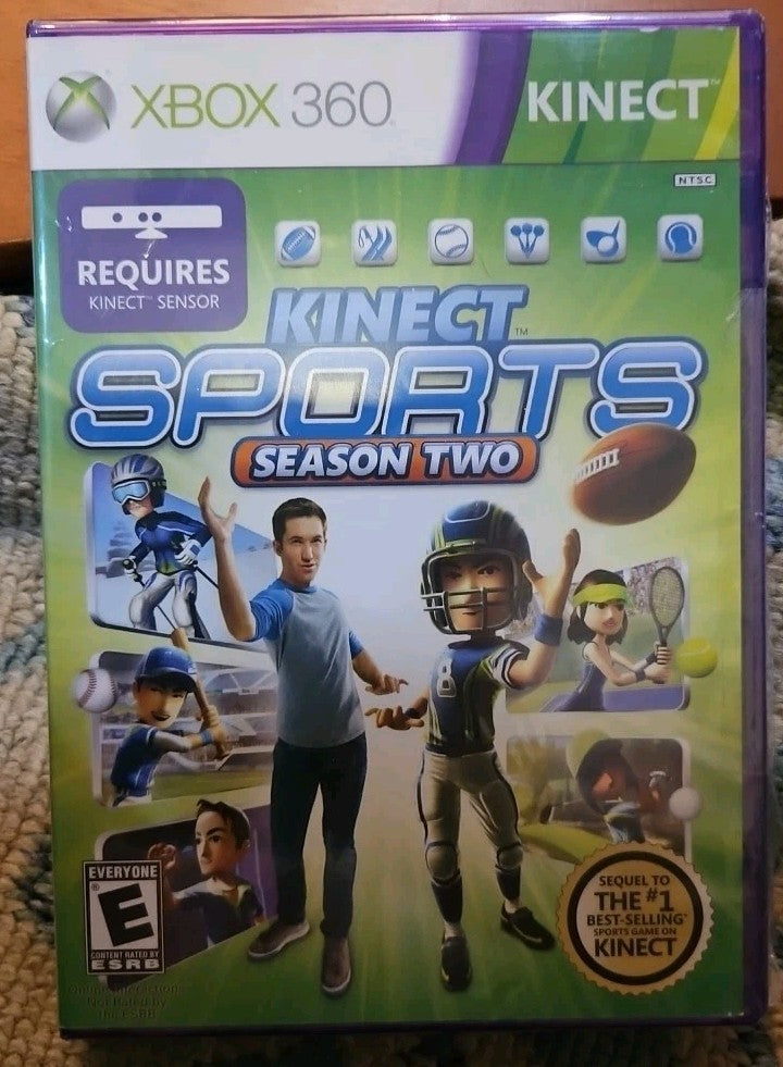 Kinect Sports 2 - Xbox 360. Tested. No Scratches. New Case. Resealed