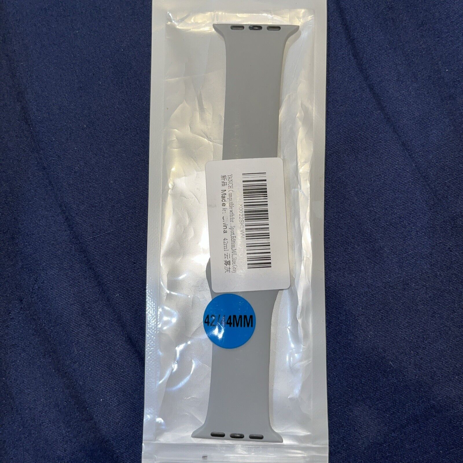 Slate Apple Watch Band S/M for 42/44/45mm for Series 4,5,6,7,8,9 SE