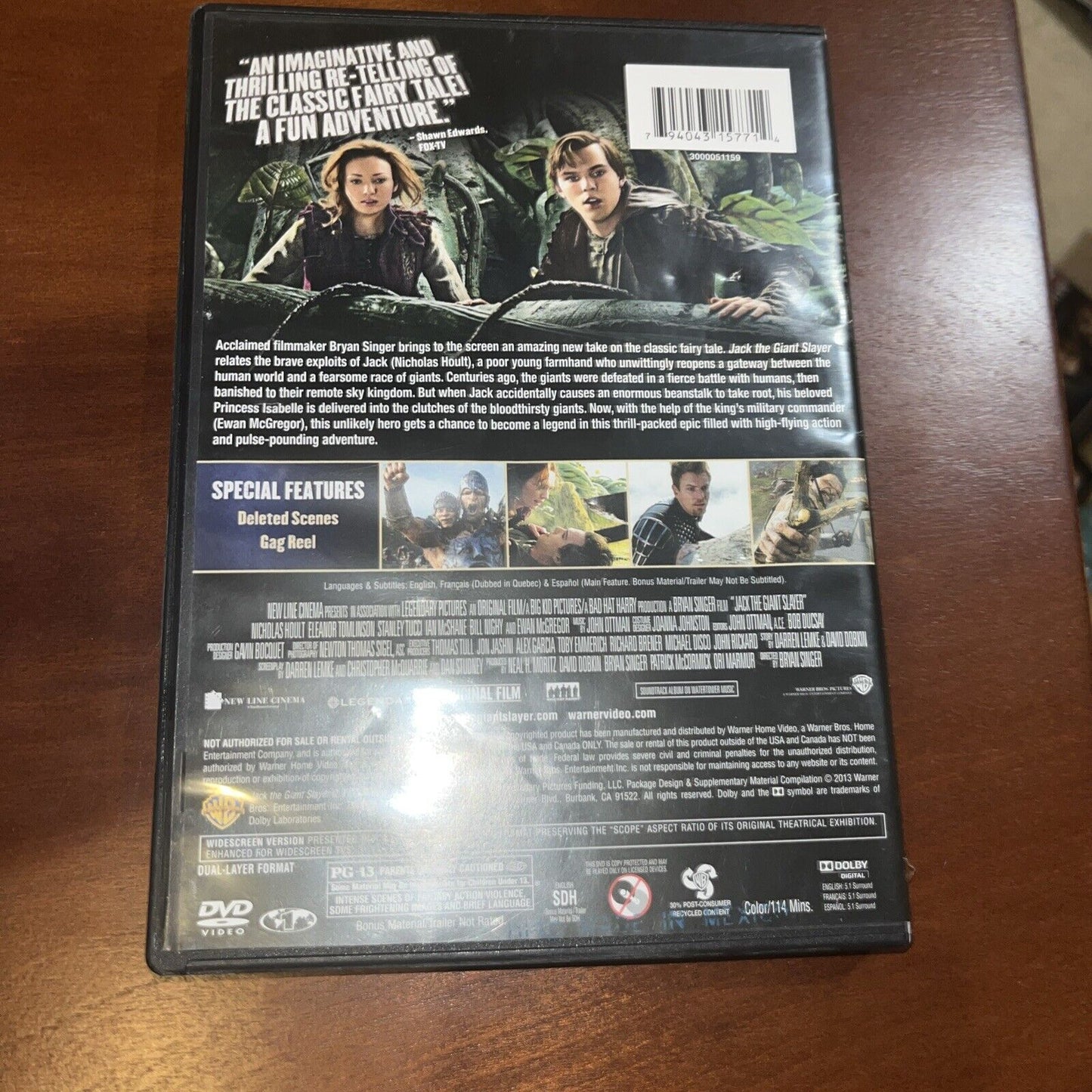 Jack the Giant Slayer (DVD, 2013)