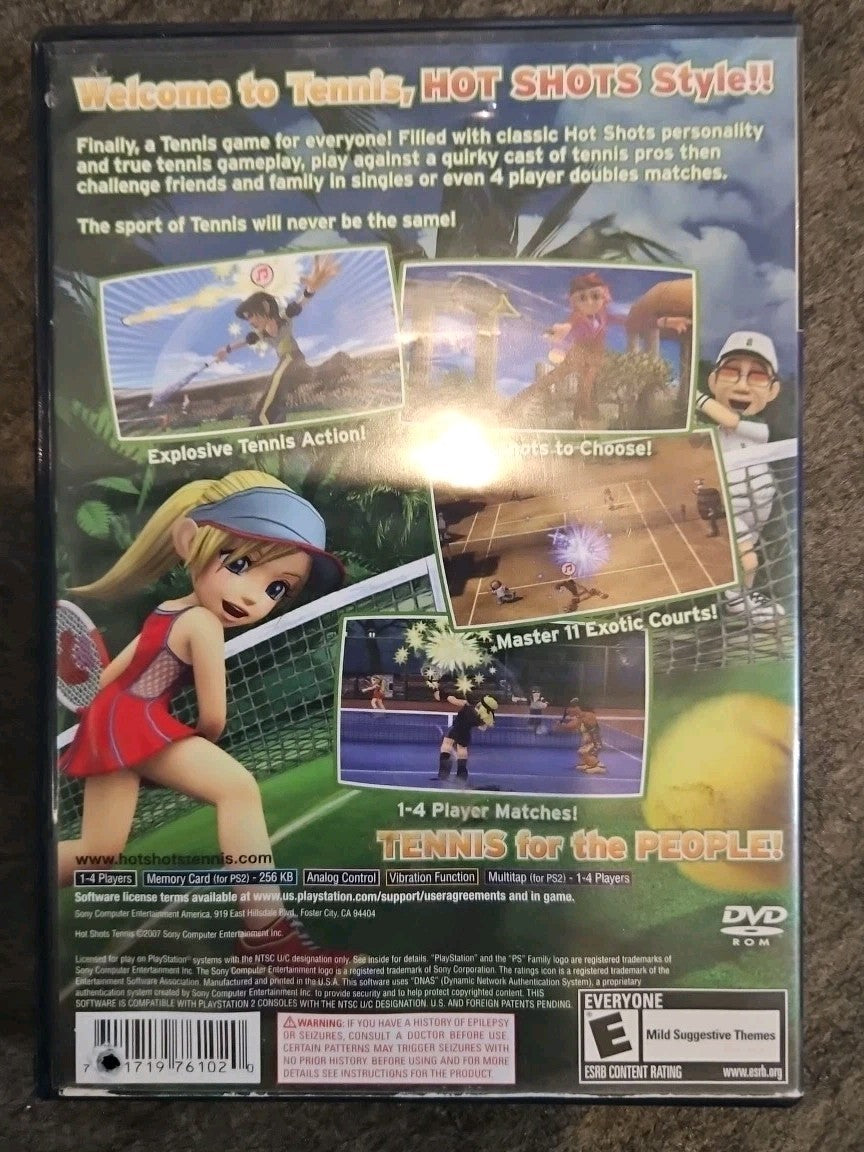 Hot Shot Tennis - Sony PlayStation 2