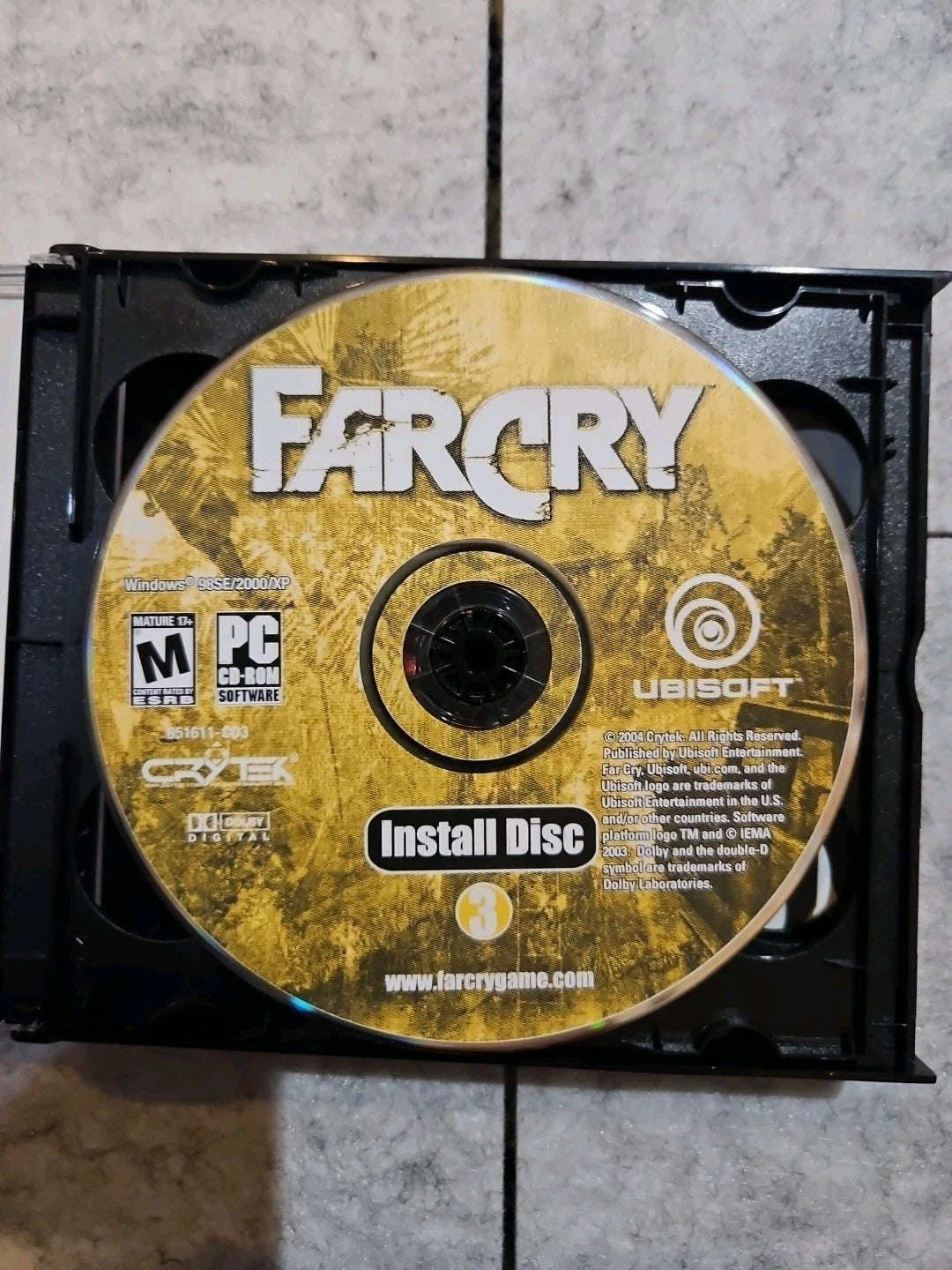 Farcry (PC) Missing Disc 3