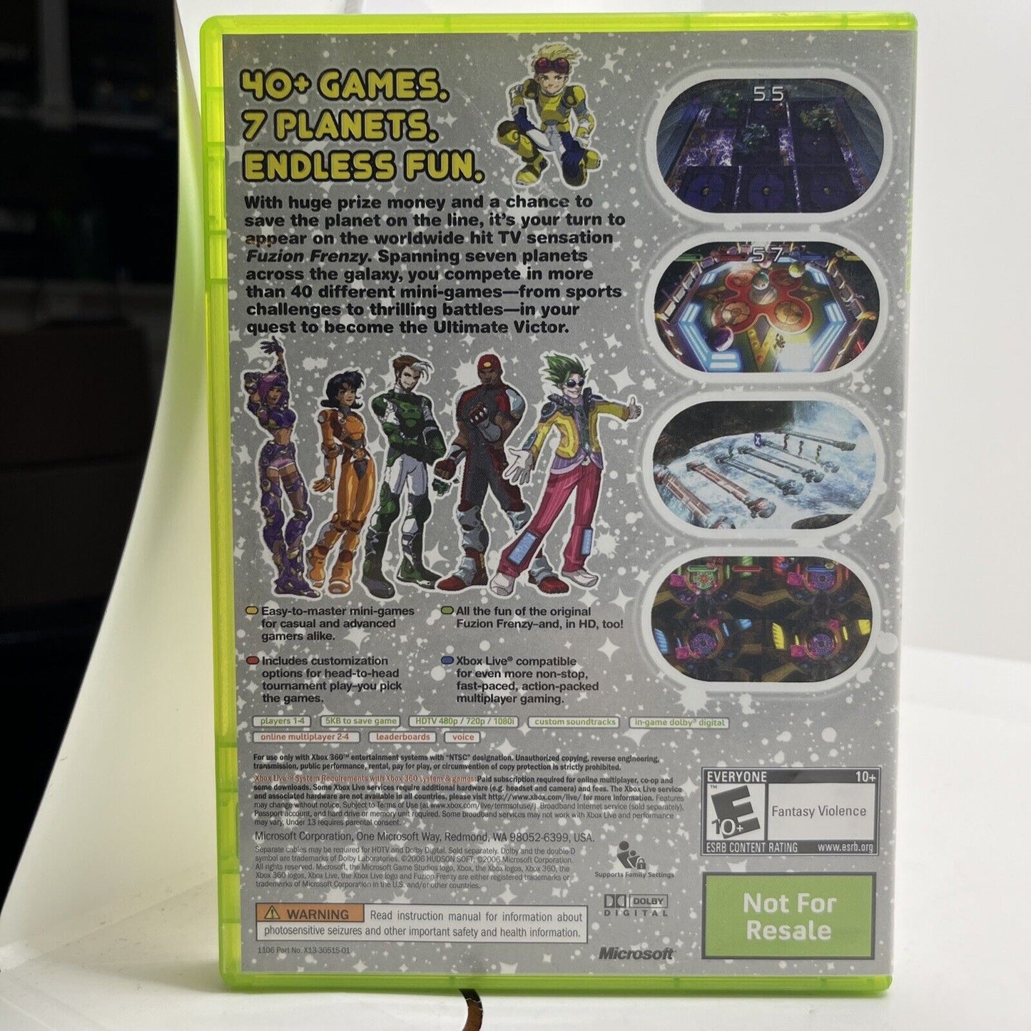 Fusion Frenzy 2 Xbox 360 with Manual