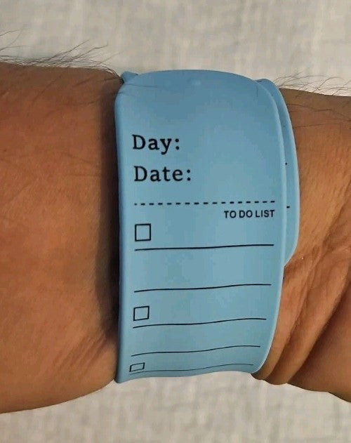 Slap Band Slap Bracelet 8"Ruler and To Do List