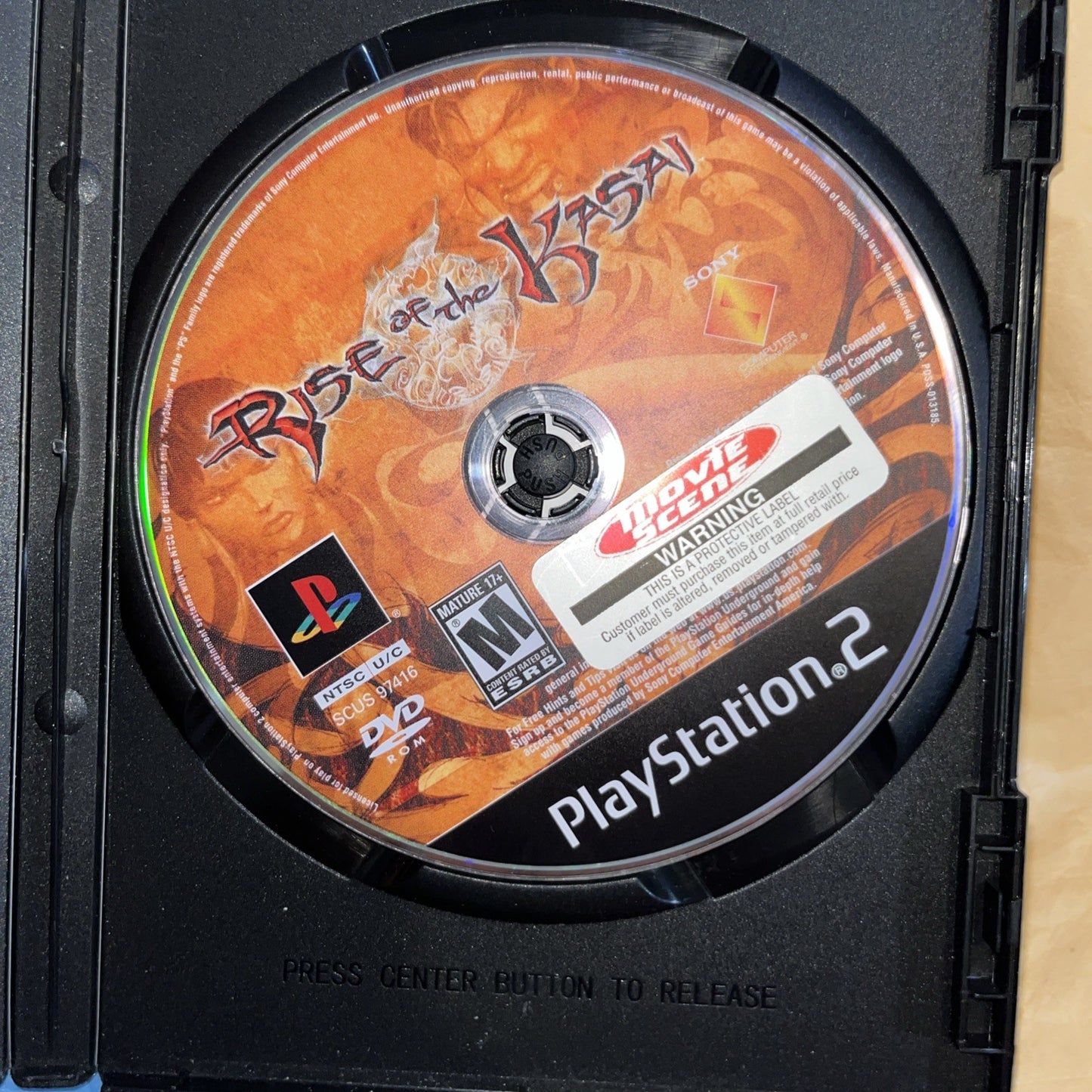 Rise of the Kasai (PS2)  Tested. Manual. Former Rental. New Case