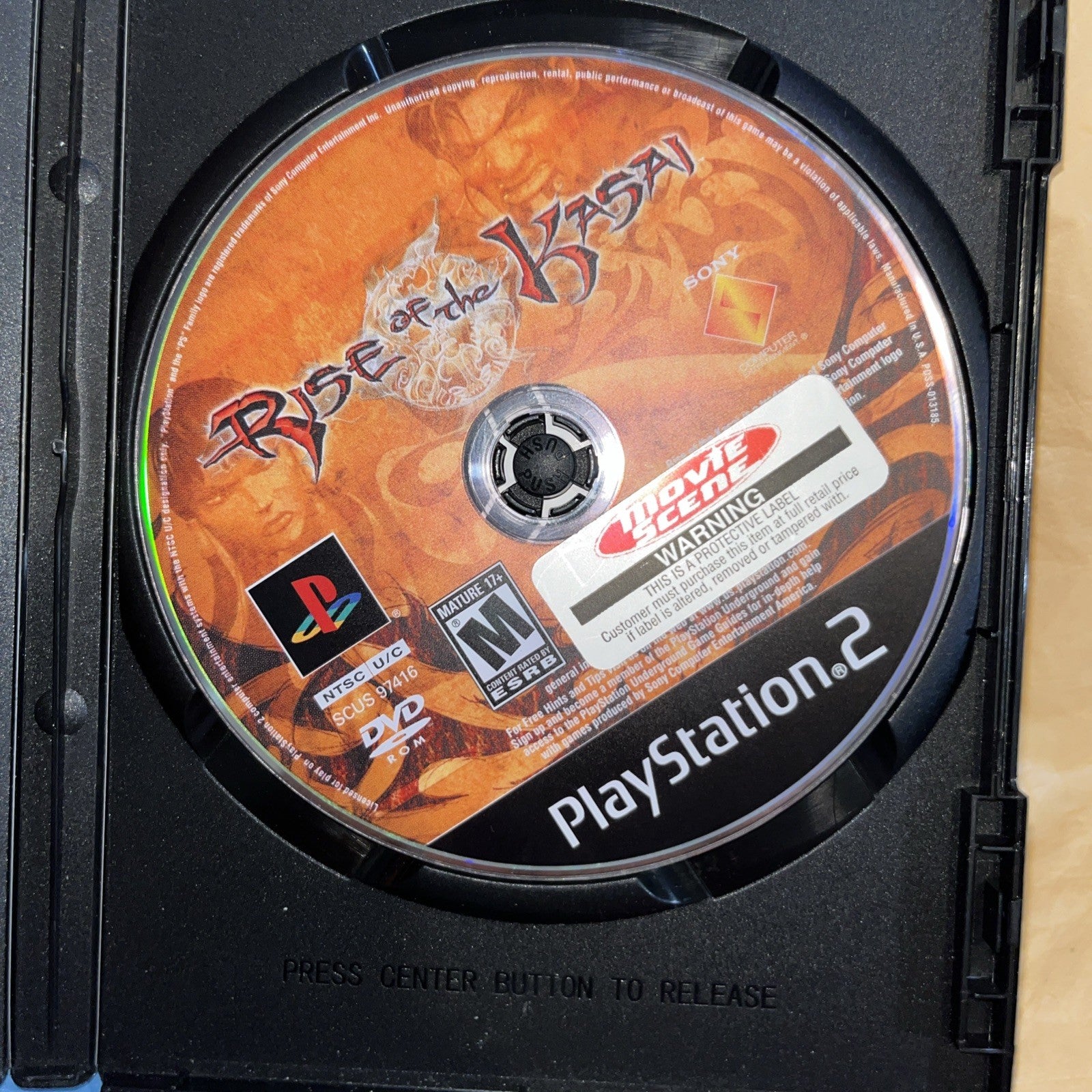 Rise of the Kasai (PS2)  Tested. Manual. Former Rental. New Case