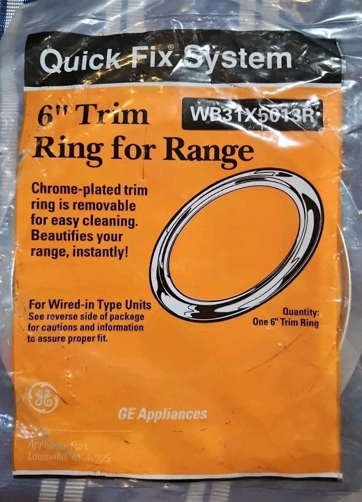 GE 6" Trim Ring For Range WB31X5013R