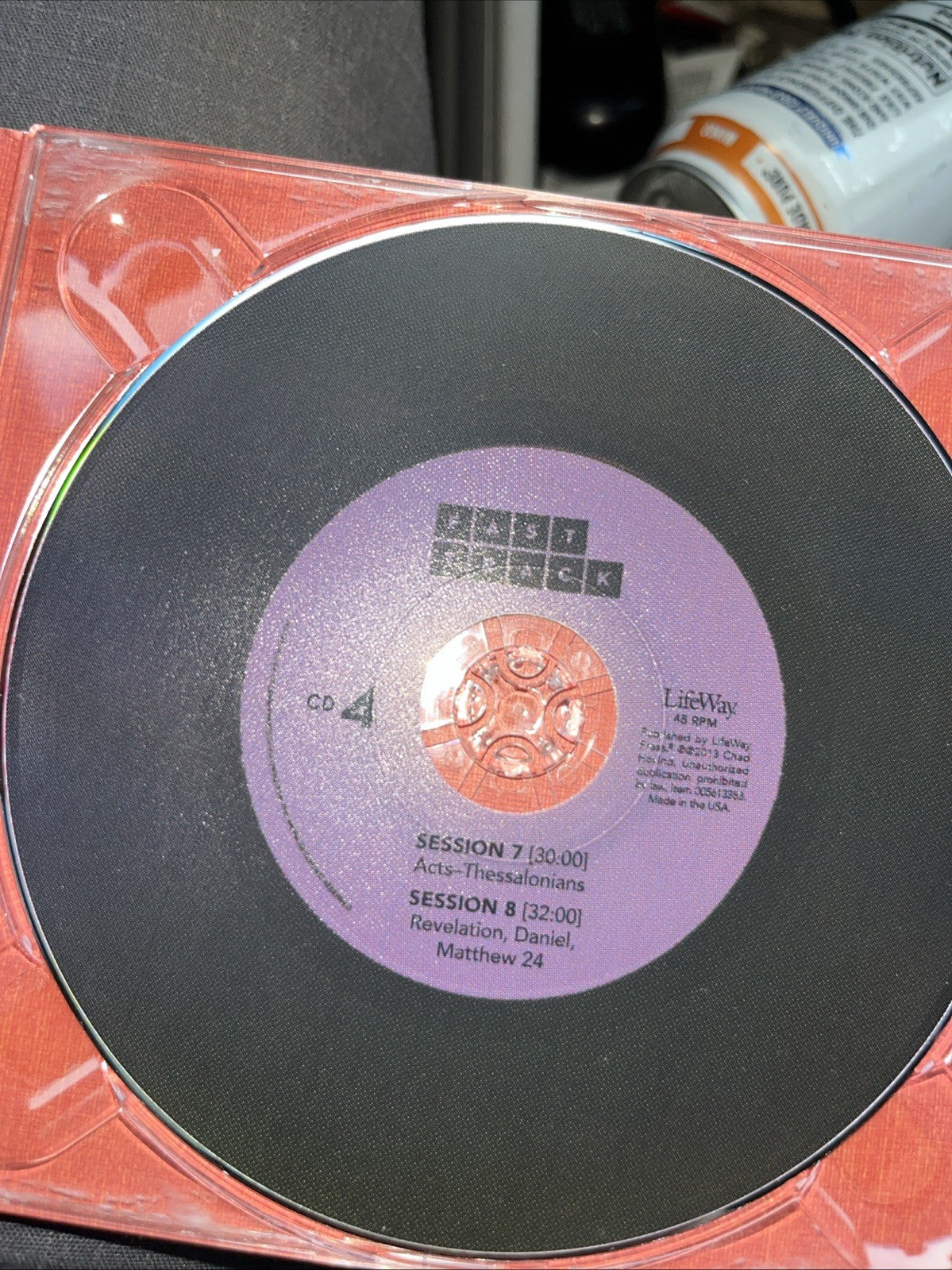 ADUOBOOK: Lifeway Fast Track: Genesis To Revelation- 4 CD Set- Chad Hovind   A17