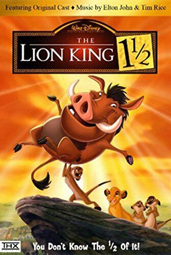 The Lion King 1 1/2 (DVD, 2004, 2-Disc Set)