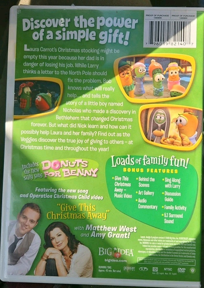 St Nicholas: a Story of Joyful Giving (DVD, 2009) New Sealed