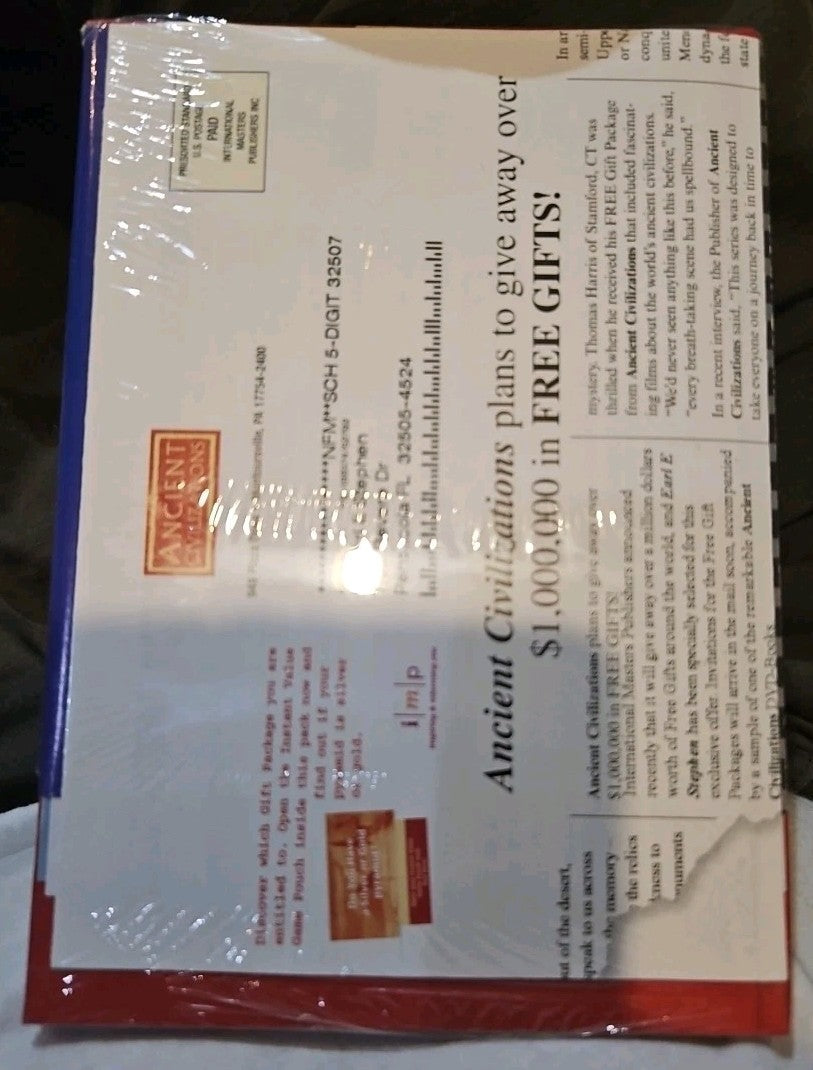 King Tut Secrets Revealed (DVD + Book) New Sealed