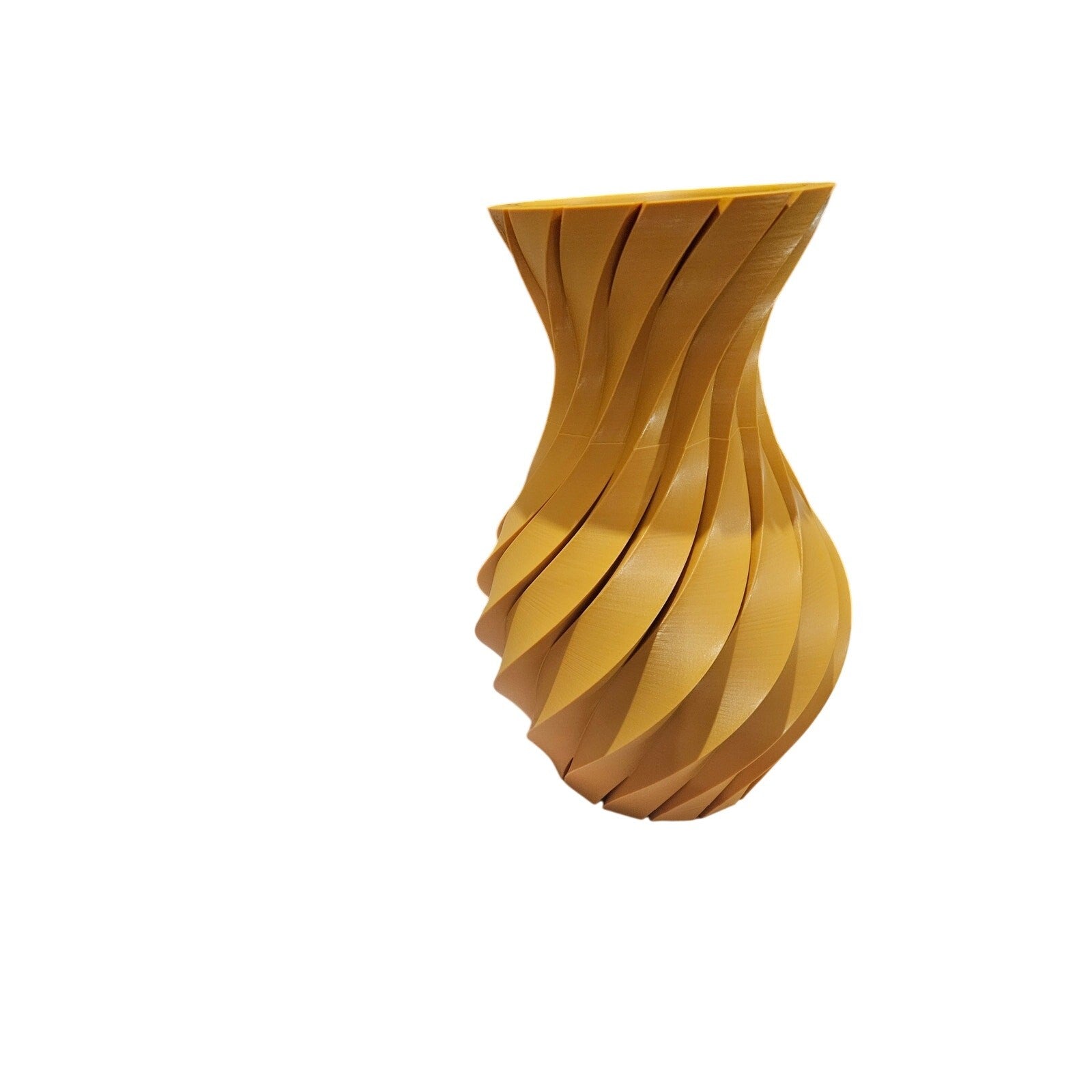 12.5" Tall x 8.5" Wide 3D printed Swirl Vase