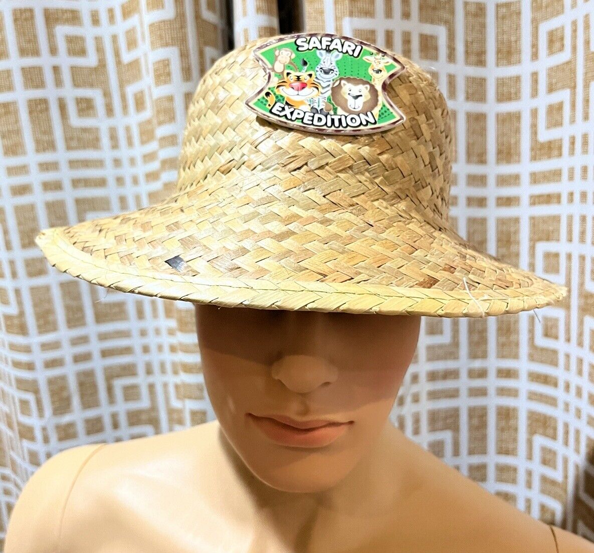 Safari Exploration  Raffia Hat - Small
