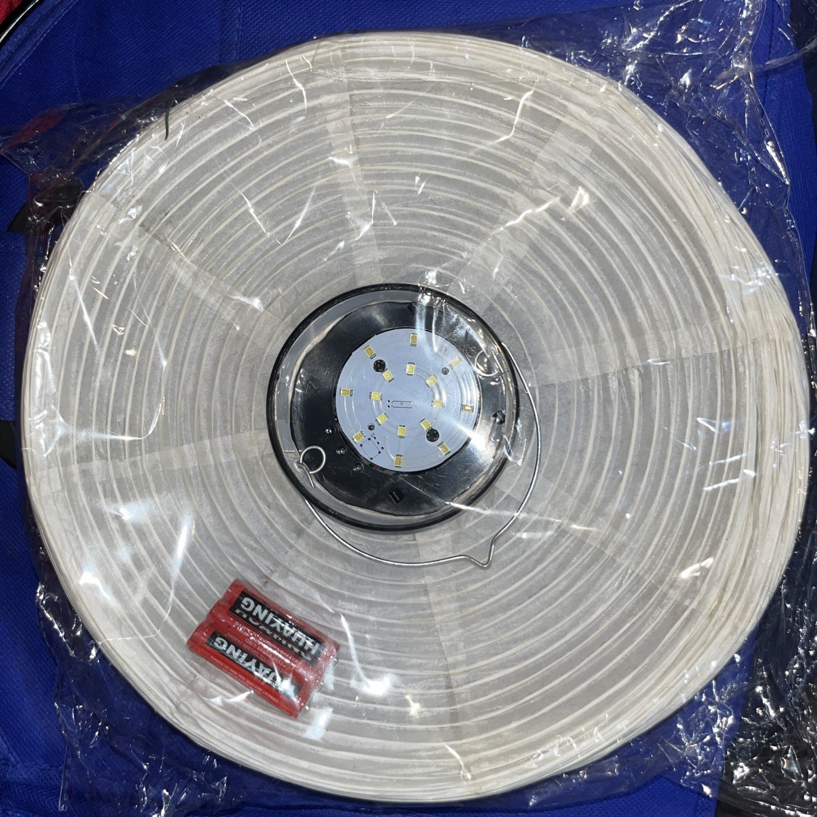 10” LED Battery Operated Paper Lantern with writing